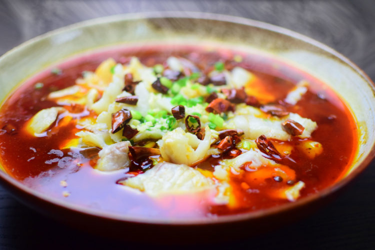 Sichuan-style boiled fish