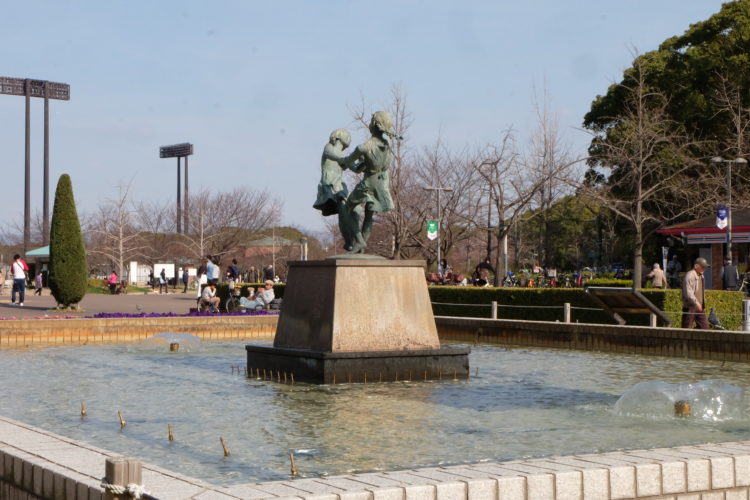The Nagai Park fountain